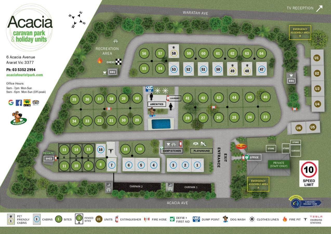 Acacia Caravan Park & Holiday Units Ararat Exteriér fotografie